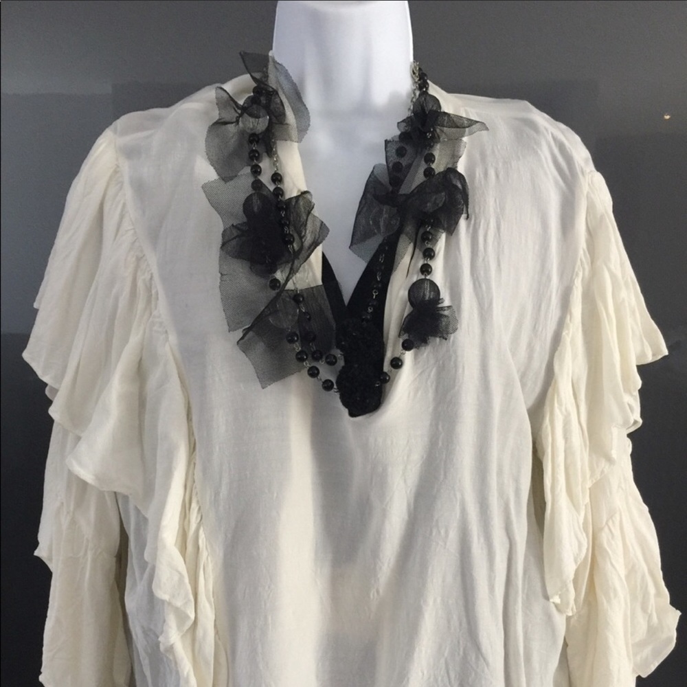 Black lace necklace - Picture 6 of 9